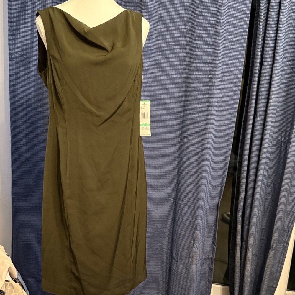 Jones New York Olive Midi Dress